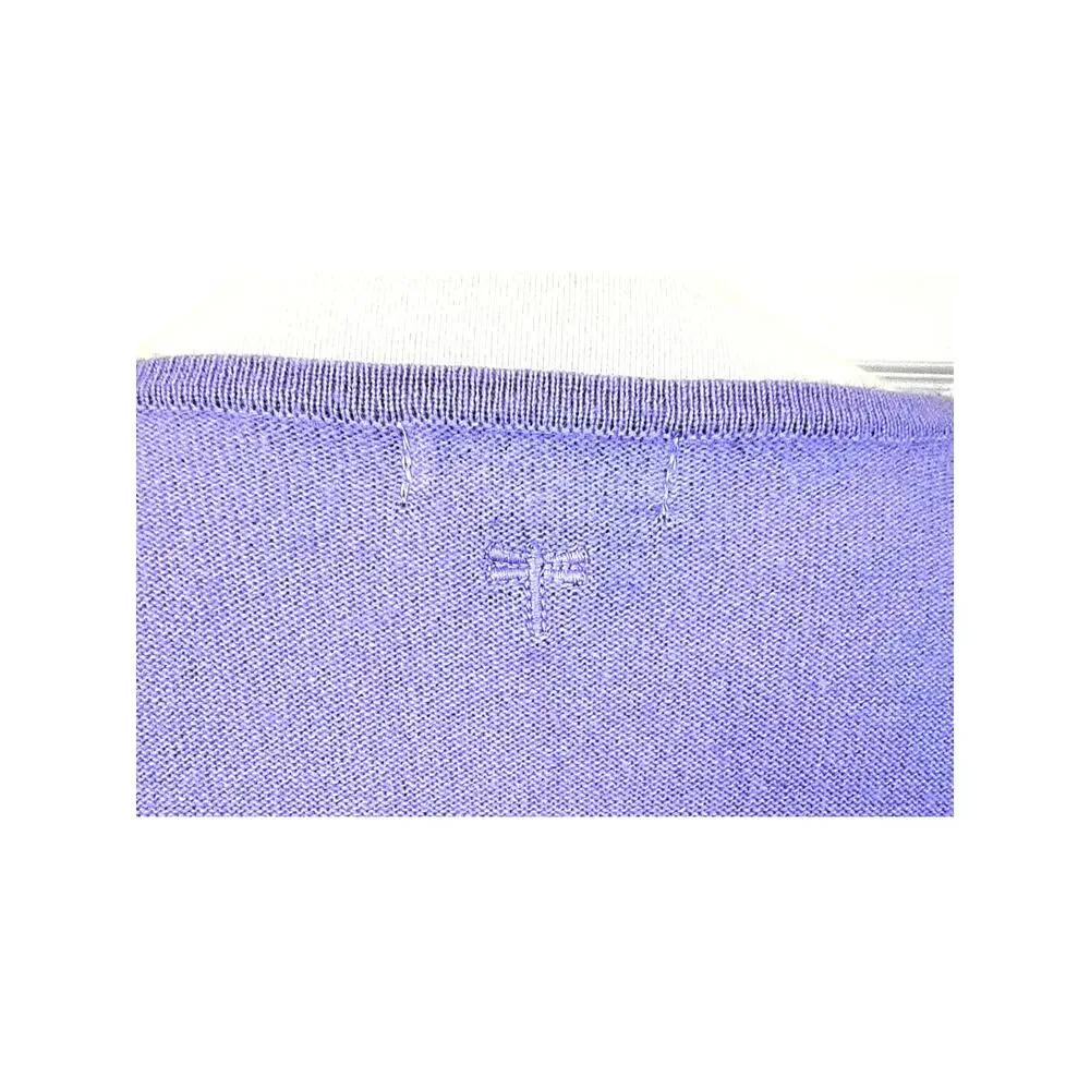 Tyler Boe Cashmere Lavender Oversized Poncho Sweater Soft Knit Size Medium